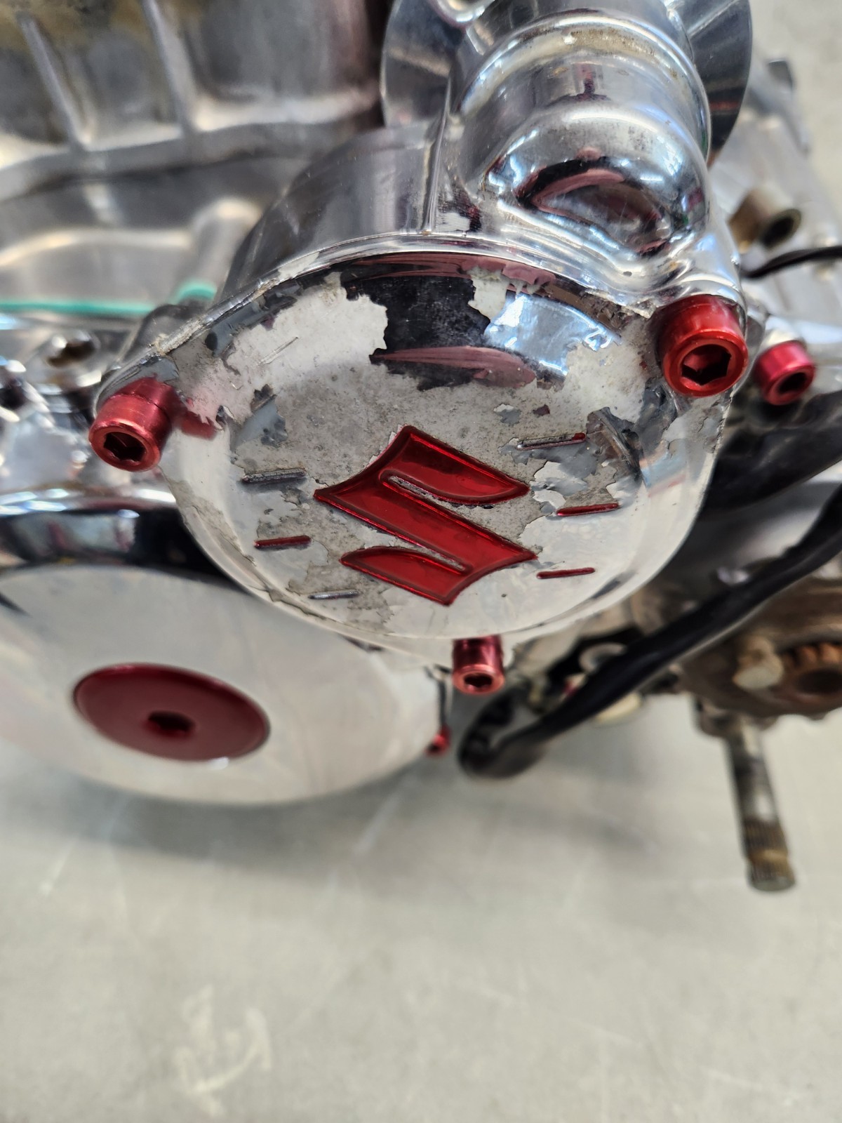 03-08 LTZ400 ltz KFX DVX 400 engine motor bottom cases top head NICE!!!!!