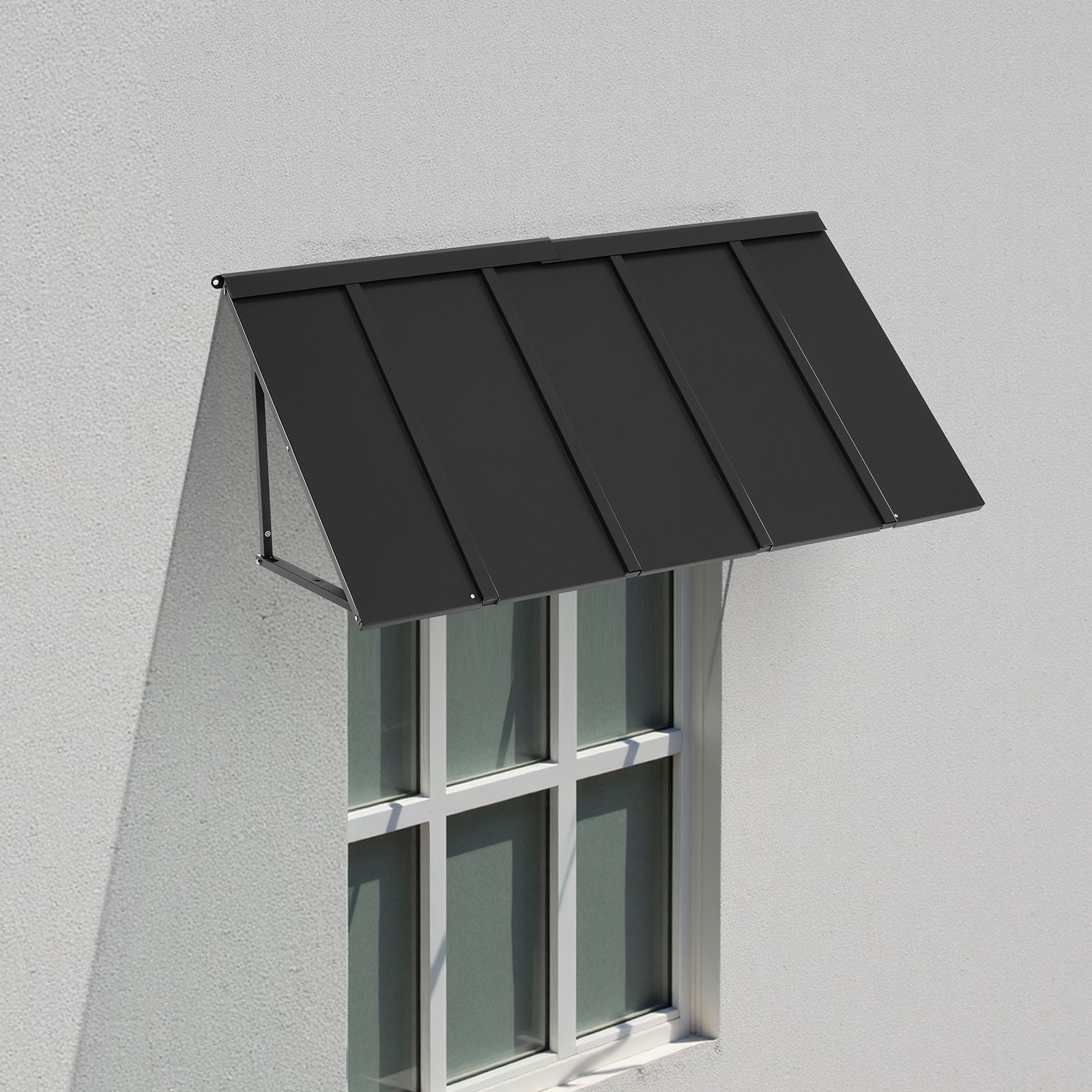 VEVOR Window Awning Door Canopy 56x24 in Outdoor Steel Front Door Awnings