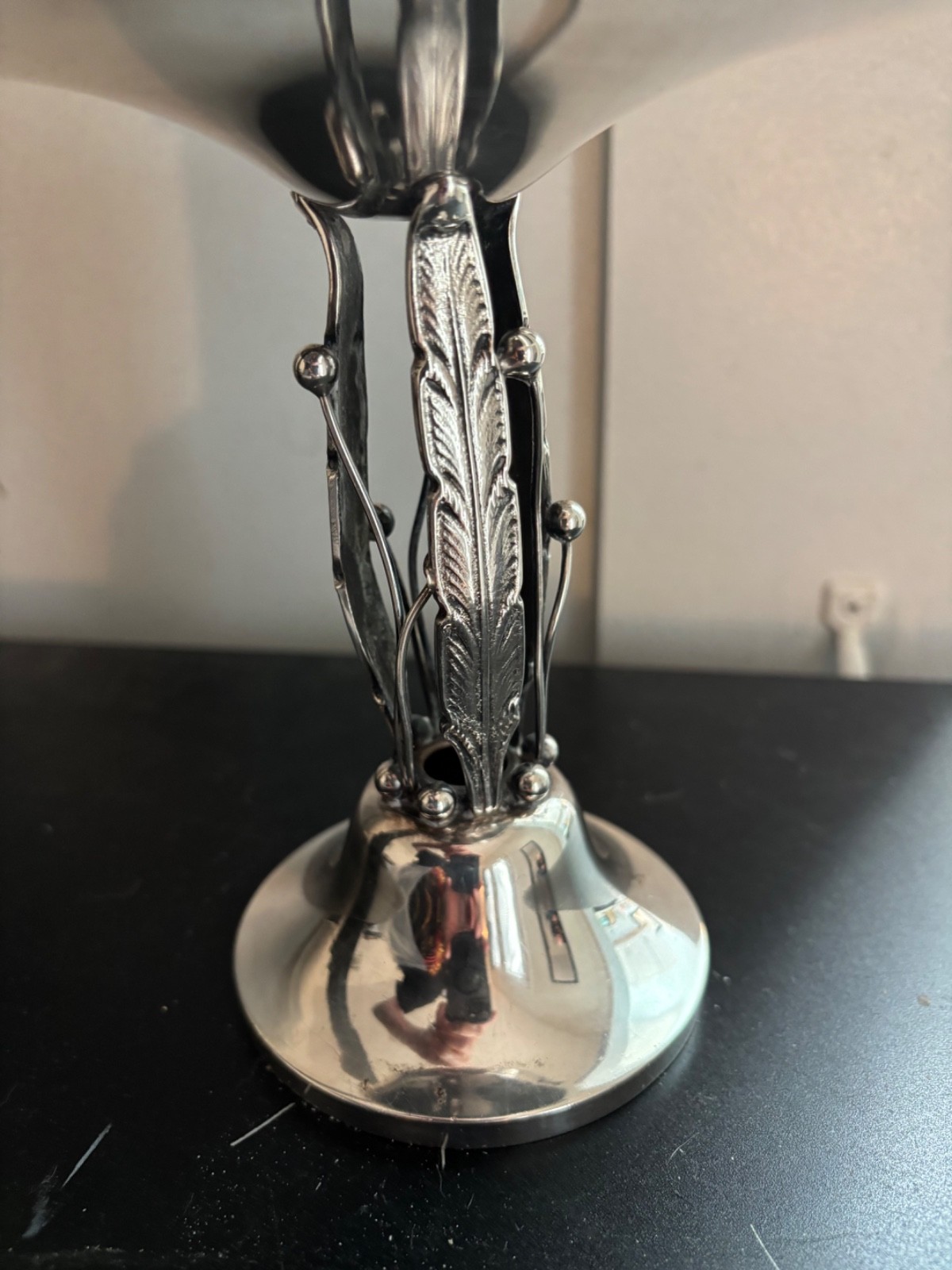 Watson Sterling Silver Heavy Compote Unique Design Minty Gem