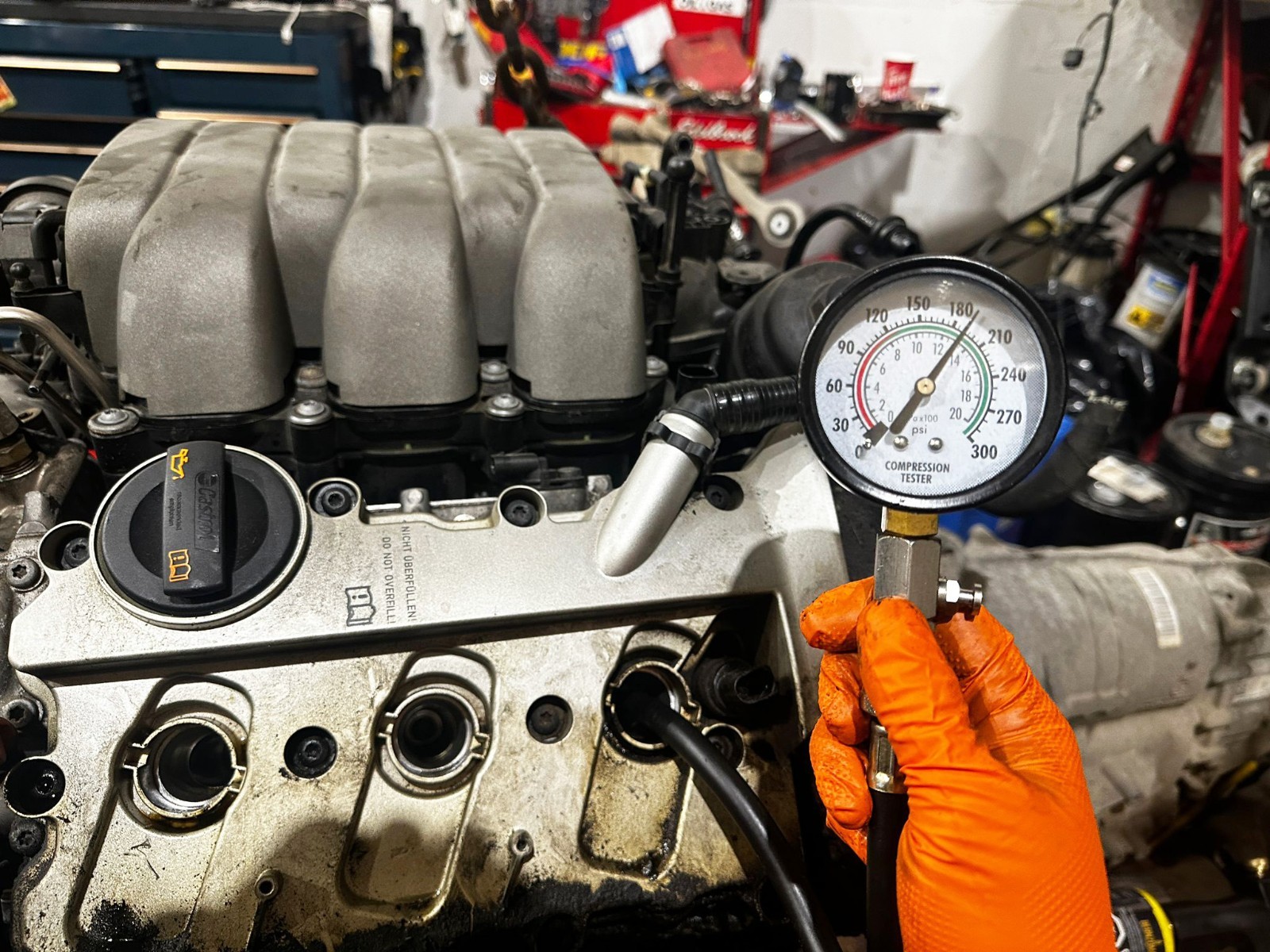 07-08 Audi A4 A6 C6 B7 BKH Engine Longblock 3.2 FSI V6 137K MILES COMPRS TESTED