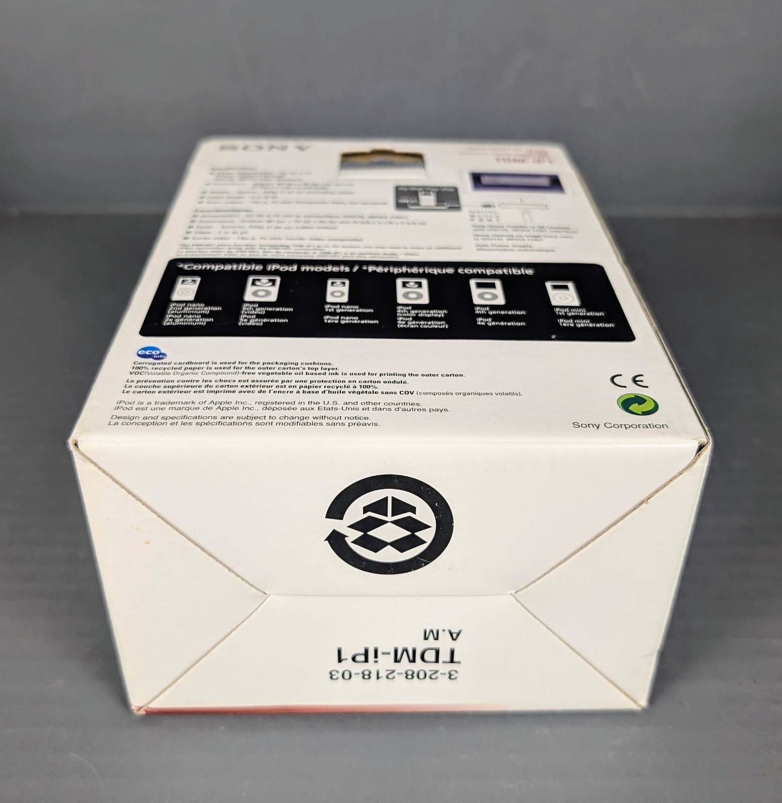 SEALED Sony TDM-iP1 Digital Media Port Adapter iPod Docking Station NIB