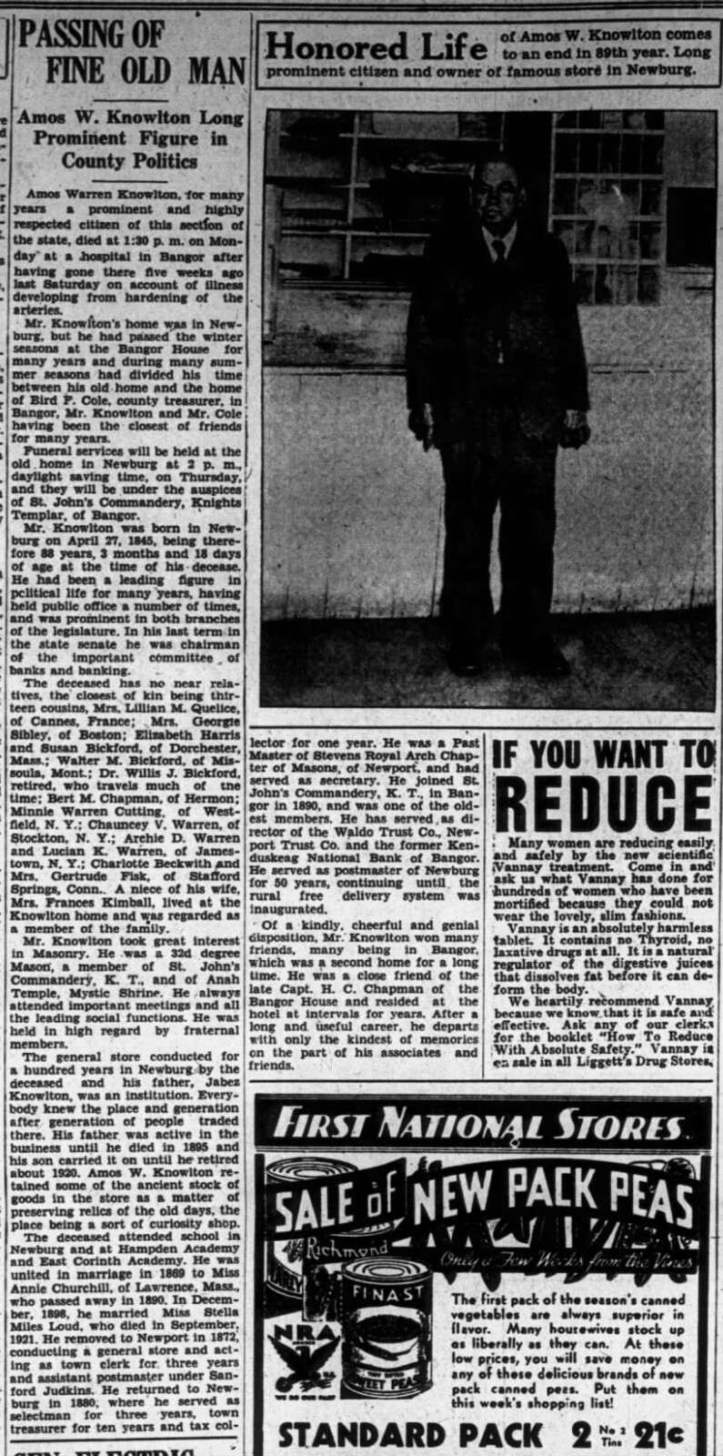 Blake, Barrows & Brown Adams & Wells Counties re: Irrigation Bond 1910 Knowlton*