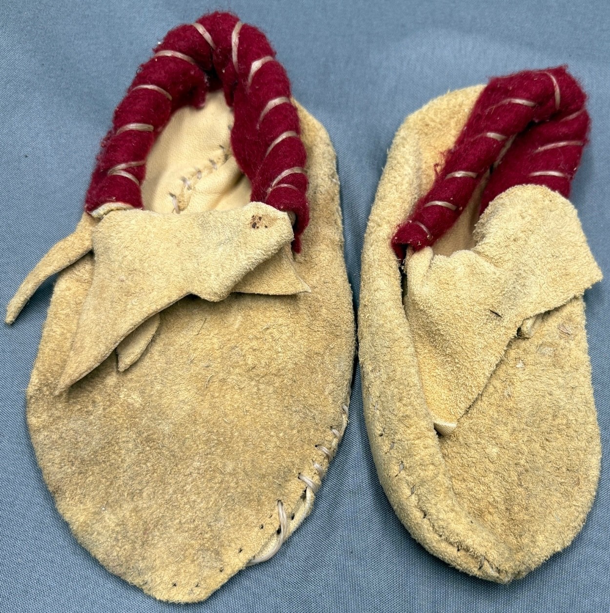 Lot of Three (3) Vintage Native American Moccasins