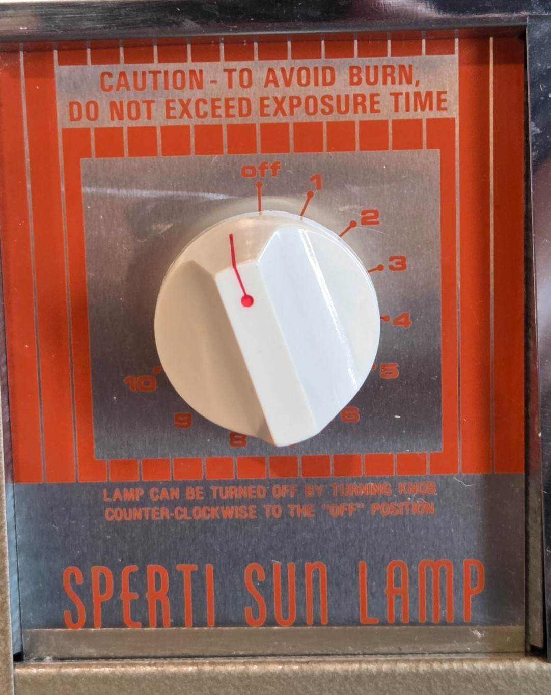 Vintage Sperti Sun Heat Lamp Table Model P-164 - Works!