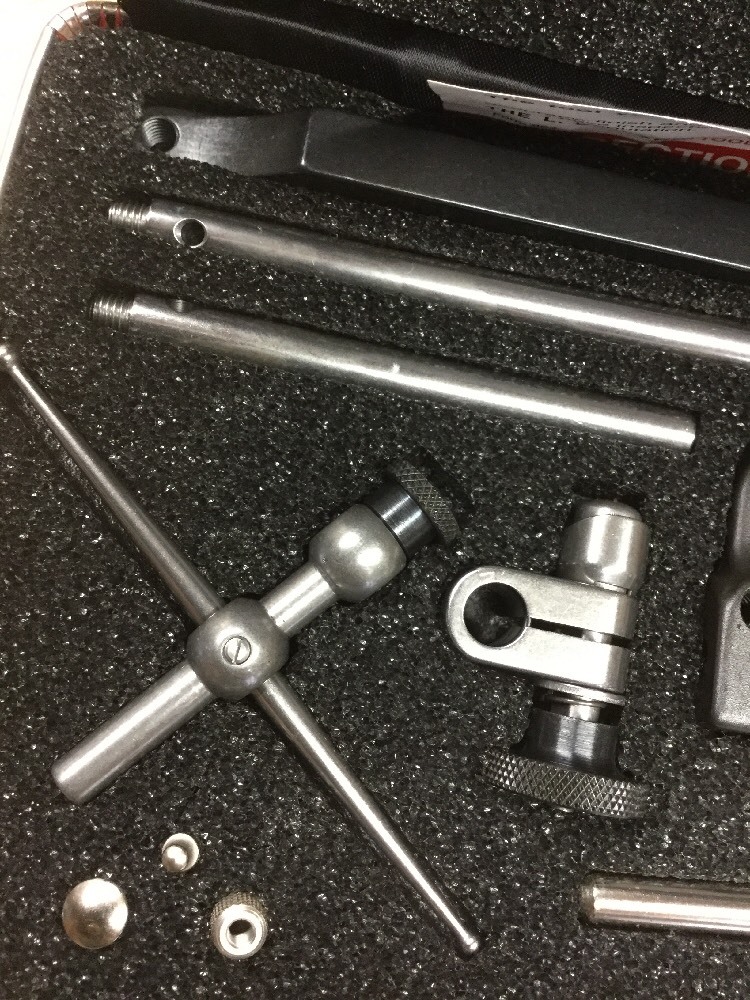 Starrett 196A1Z Dial Test Indicator Kit Universal Back Plunger w/ case USA