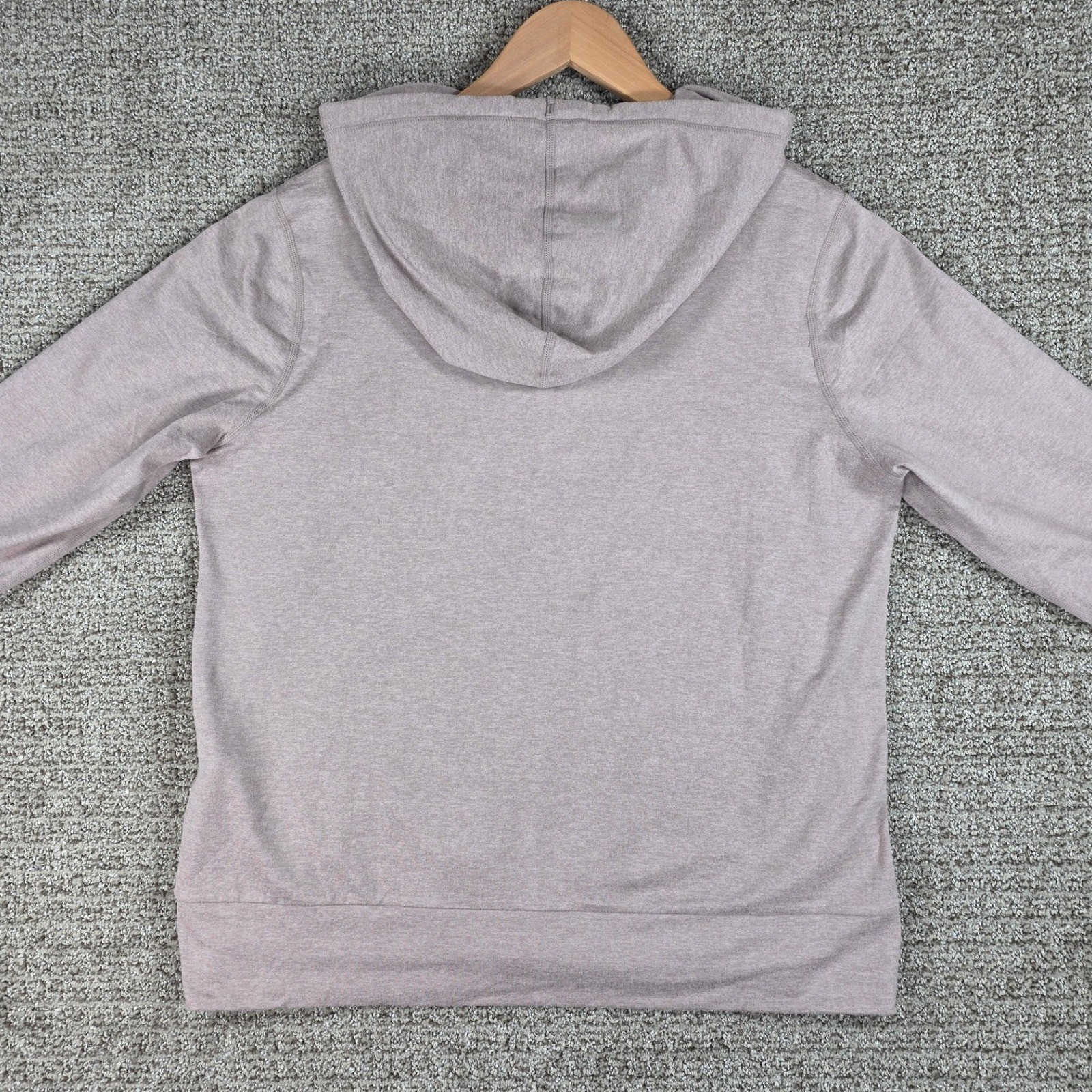 Vuori Halo Performance Hoodie 2.0 Womens Pink Full Zip Sweatshirt Size Medium