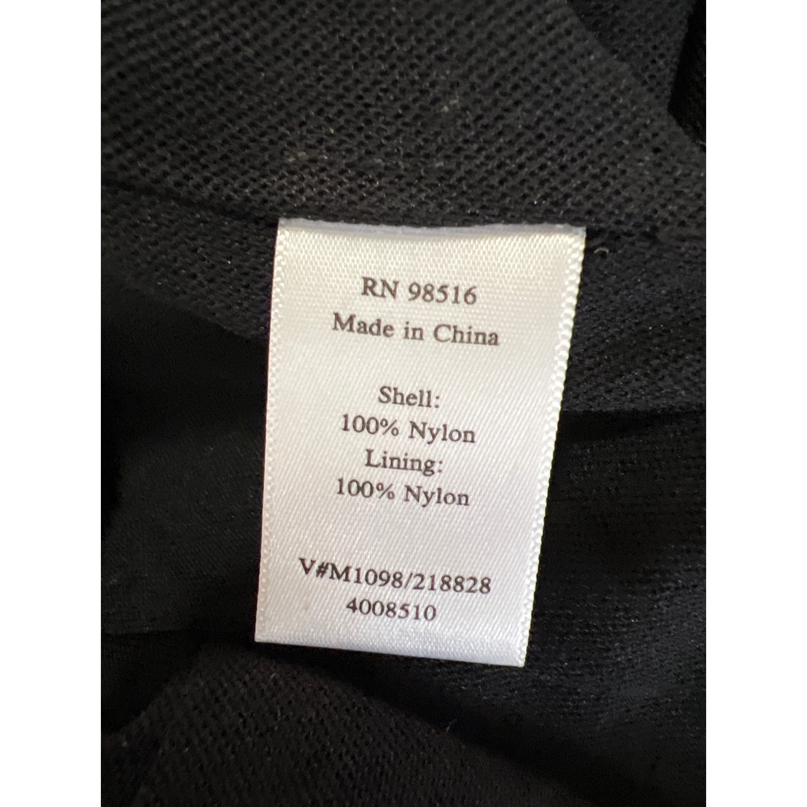 Coldwater Creek Dress Women 16 Black White Abstract Mesh Cap Sleeve Fit Flare