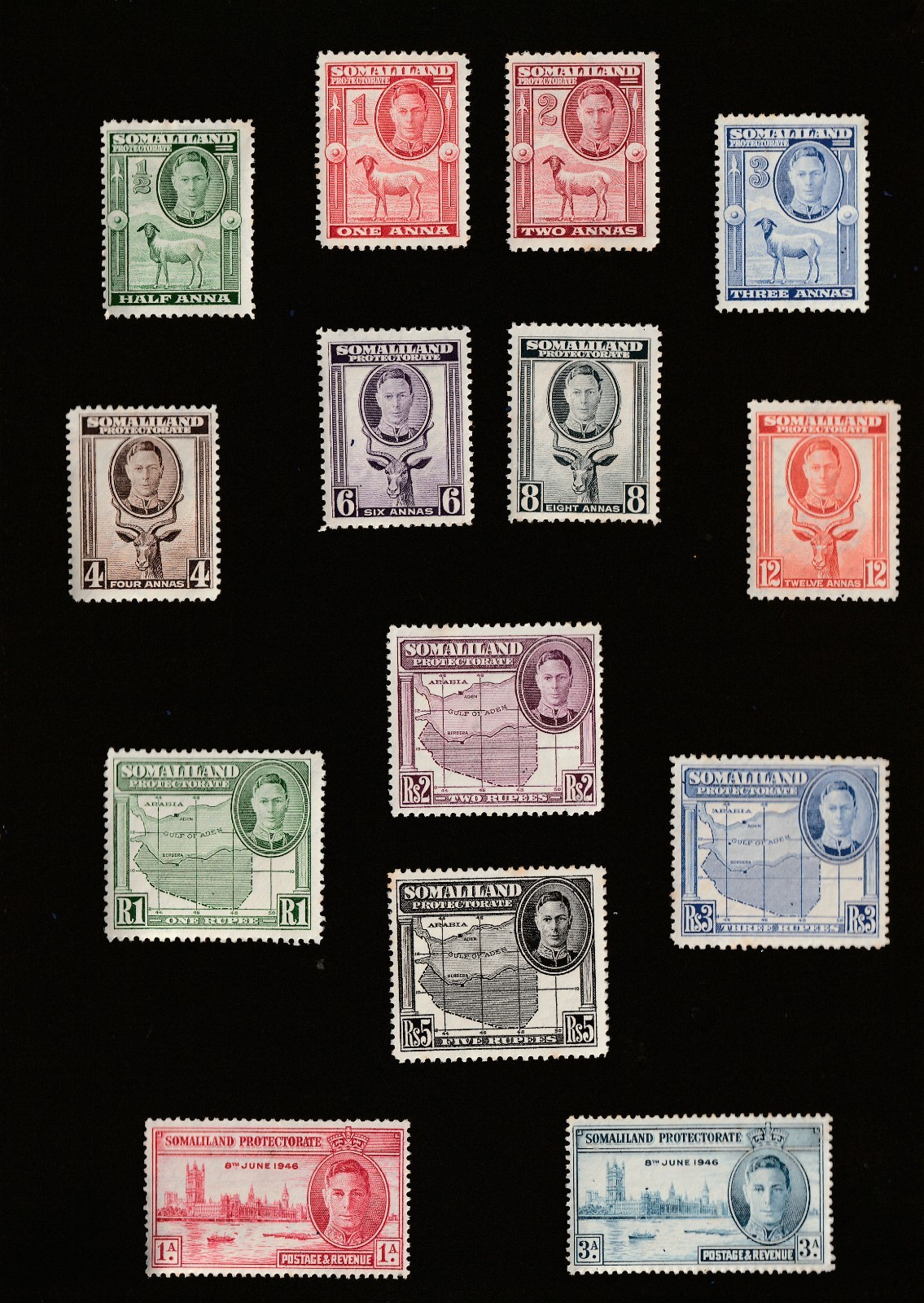 Congress Postal Universe Somaliland Protectoray Booklet Scott#96-107 Mint Hinged