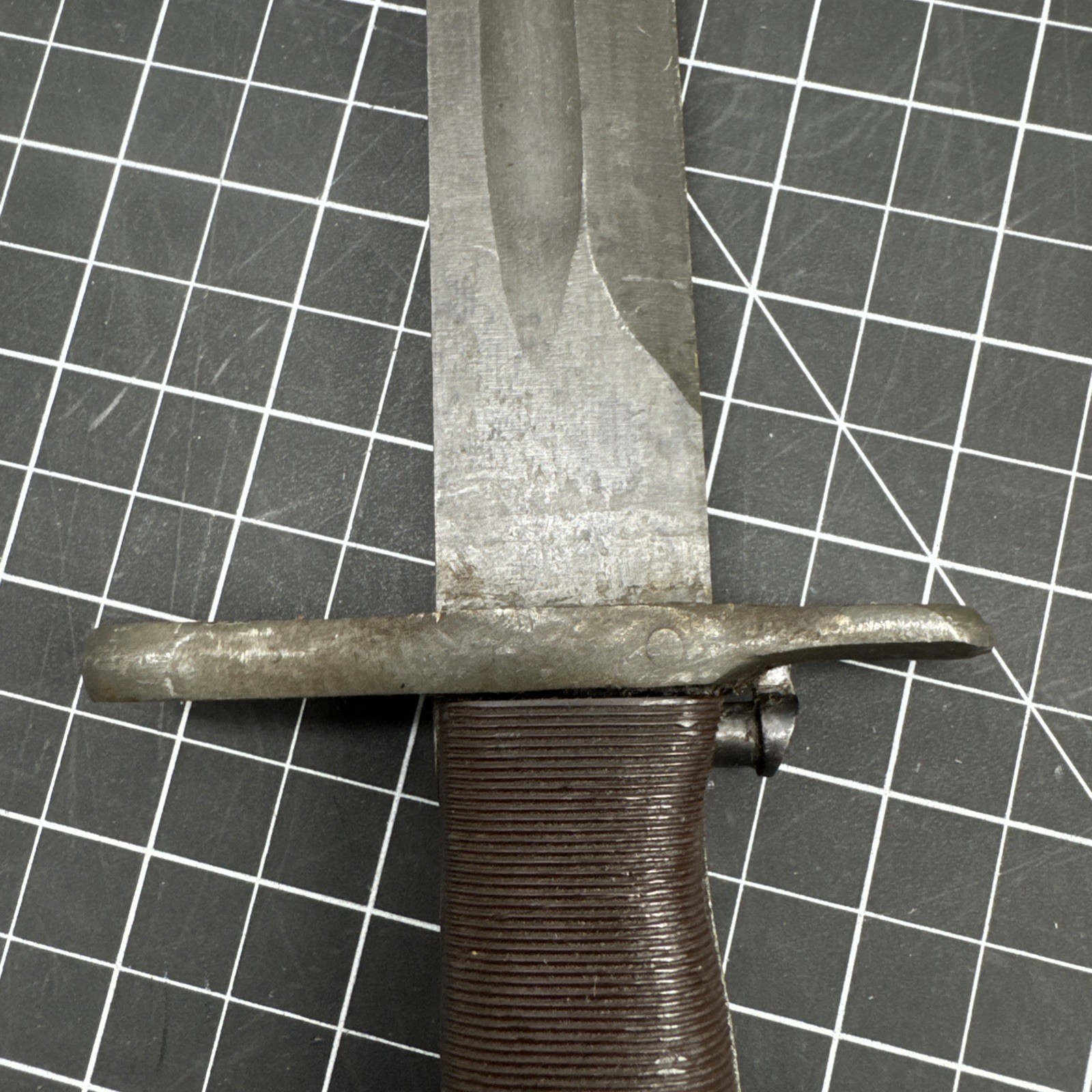 Excellent 16” WWII US Military Model 1942 AFH Rifle Bayonet + Scabbard A1