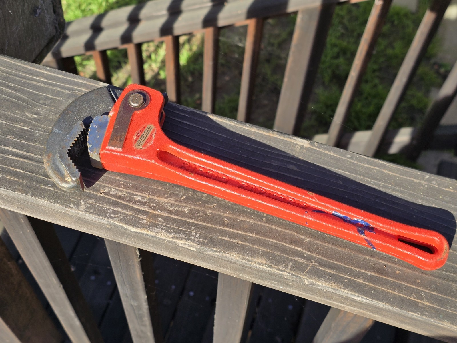 Ridgid 14" Rapidgrip Pipe Wrench  USA Elyria, Ohio Heavy Duty