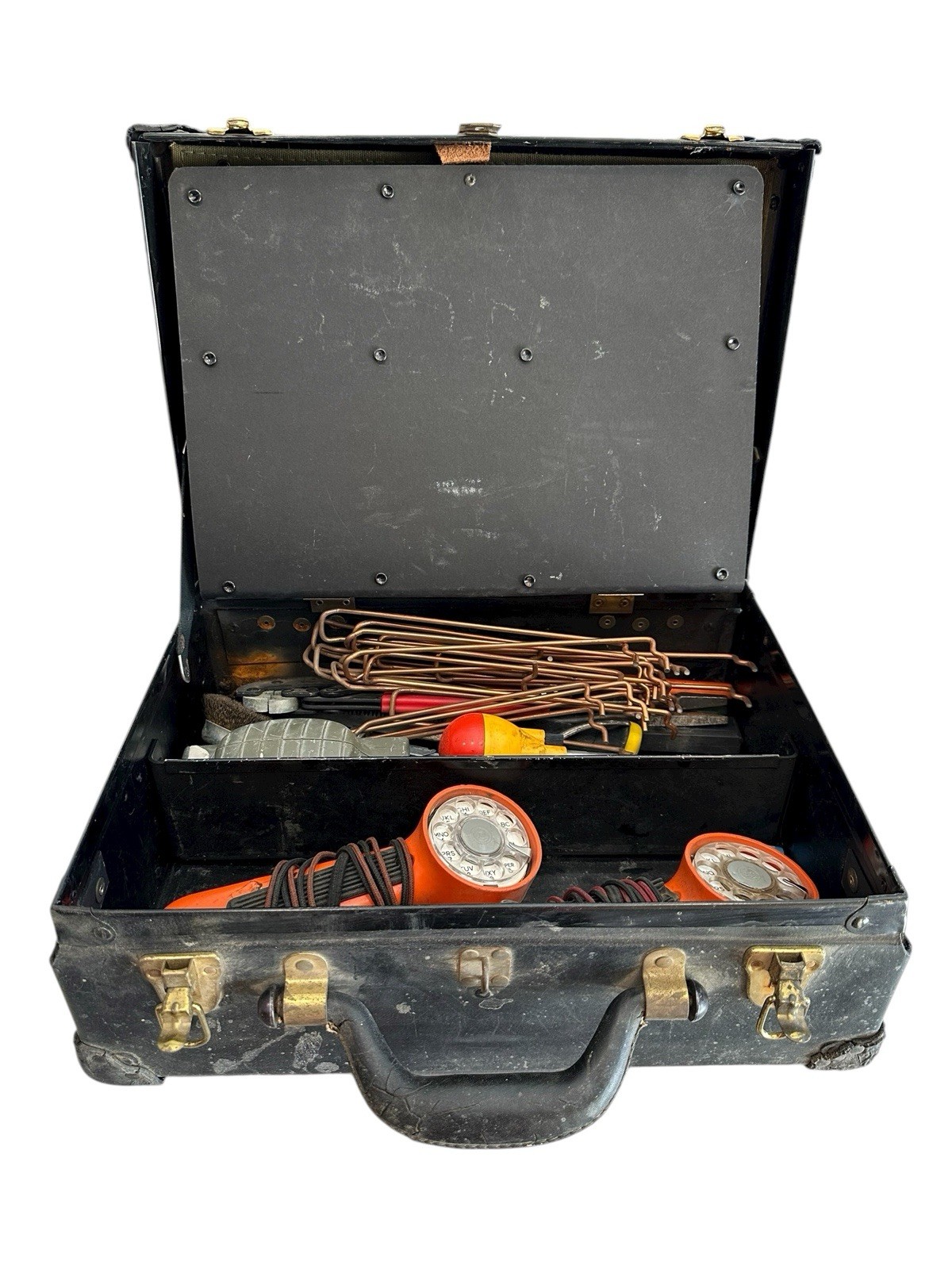 Vintage Bell Systems Central Office Tool Case with Tools
