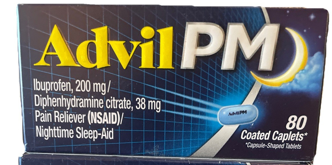 Advil PM Pain Reliever Capsule - 200mg 80 Count  Exp 1/2027 or better