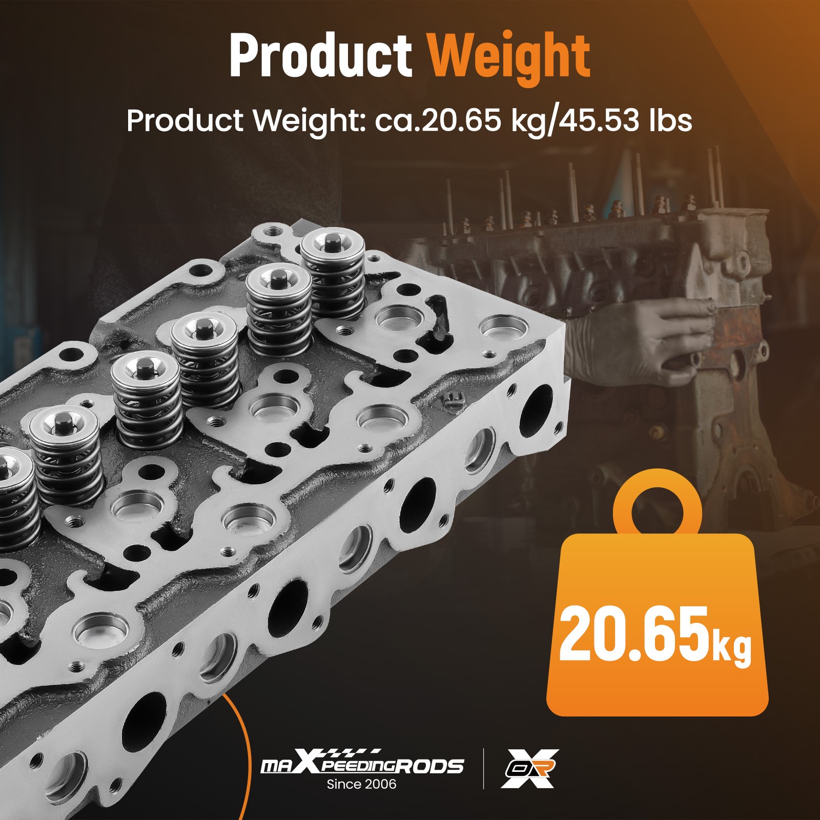 Complete Cylinder Head 19077-03048 for Bobcat 753 Kubota V2203 V2203T V2203E