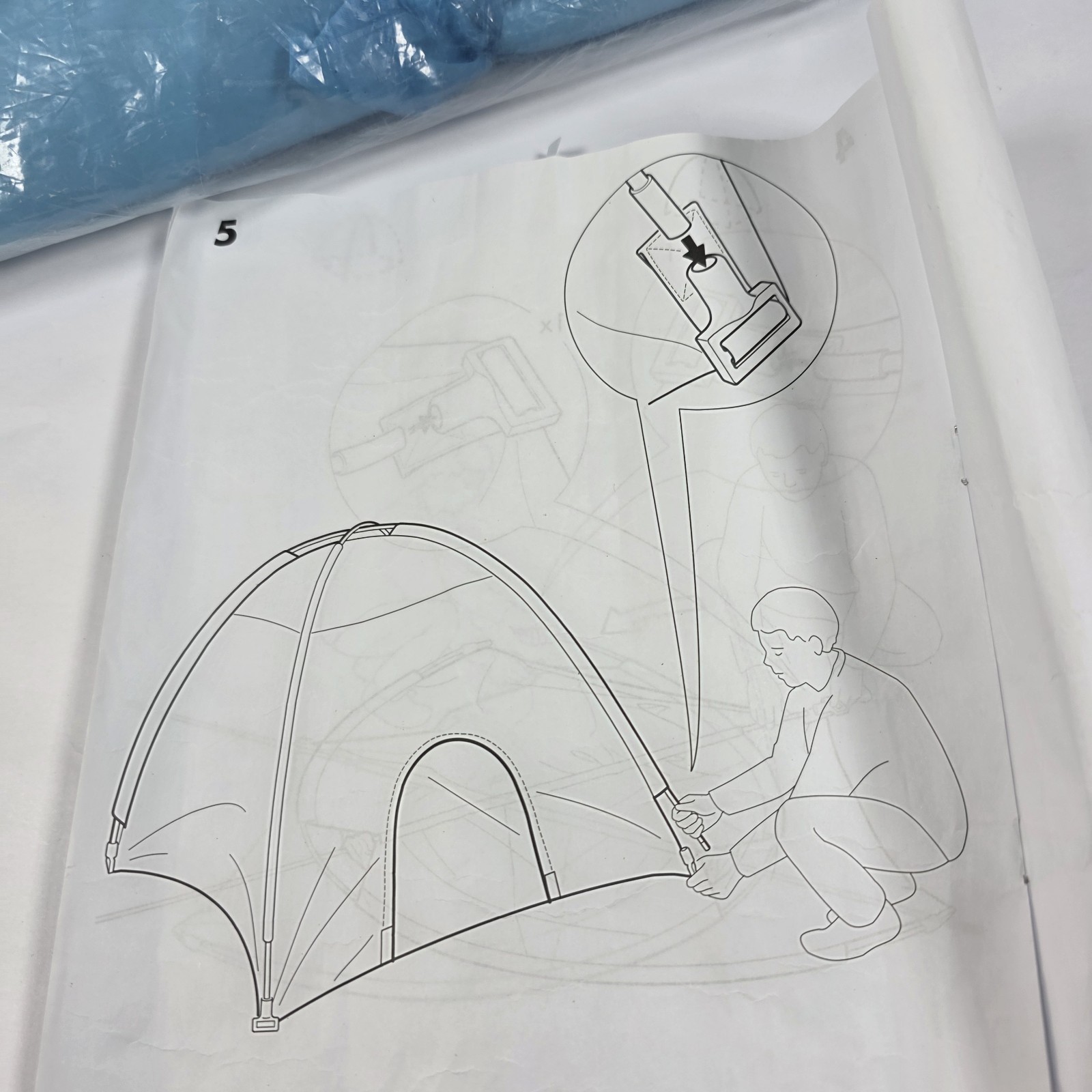 Vintage IKEA KOJA Igloo Play Tent Frozen Arctic Imagination Kids Playhouse- NEW