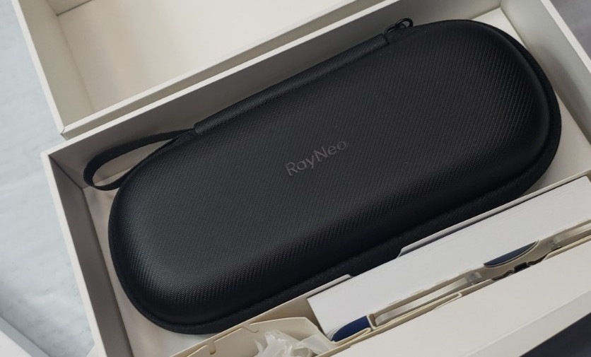 RayNeo - Air 3s AR/XR Smart Glasses with 201" Micro OLED - Dark Gray *Used, Flaw