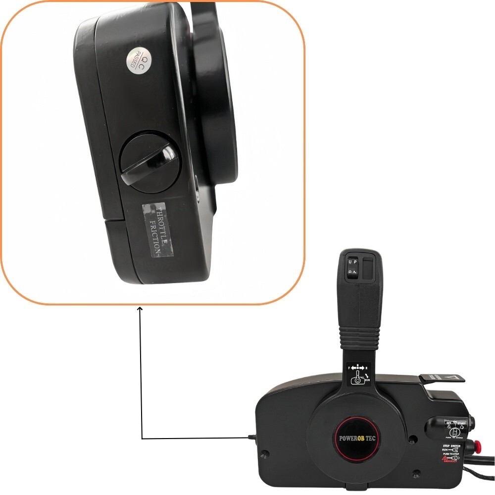 Side Mount Remote Control Box 3ACQ843301 For Tohatsu Outboard 8Pin Tirm PULL