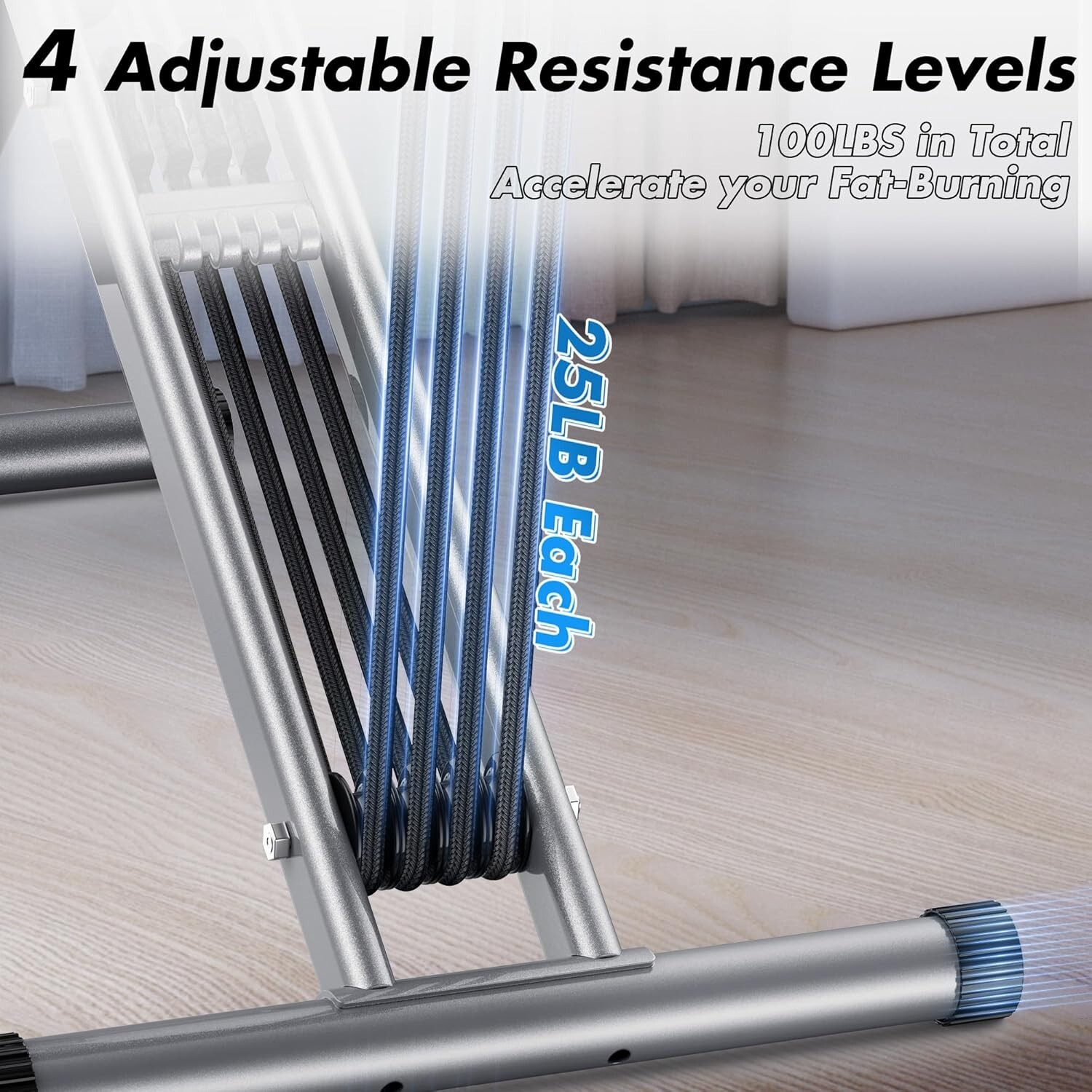 Squat Machine for Home Gym Squat Rowing Machine for Glute Trainer 4 Adjustment