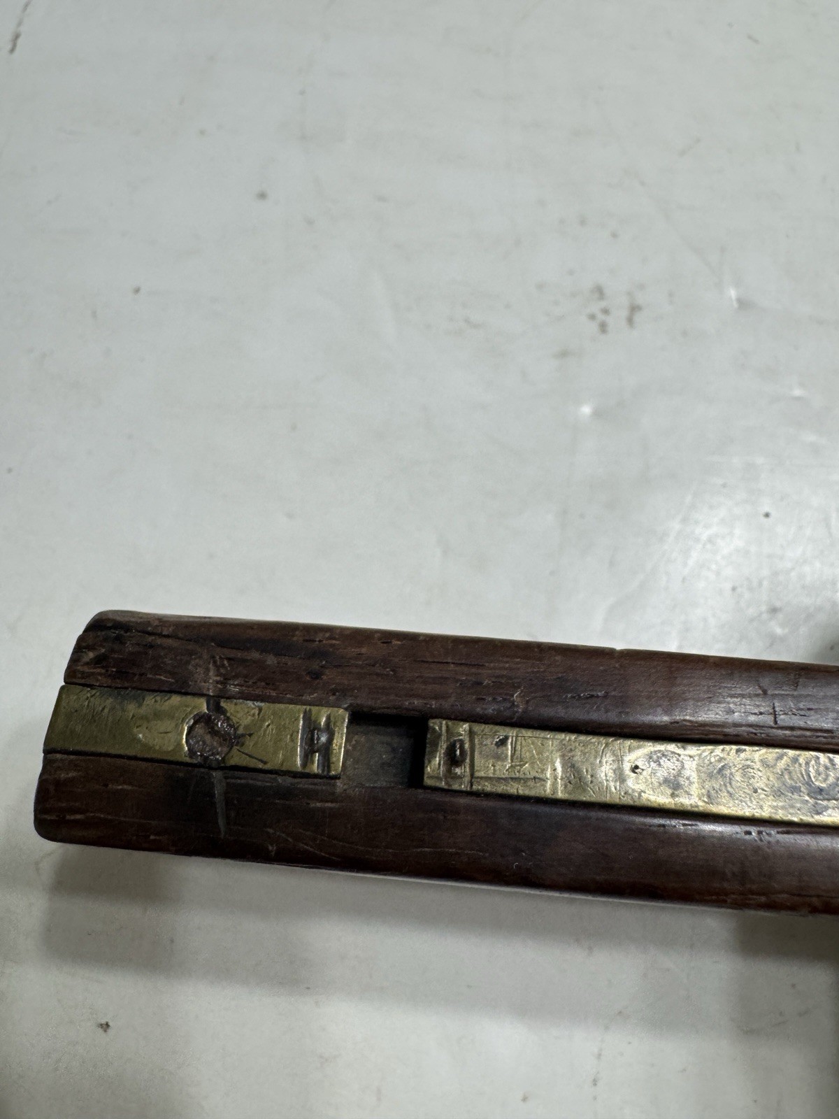 Adjustable Vintage Rosewood & Brass Combination Mortice & Marking Gauge Antique