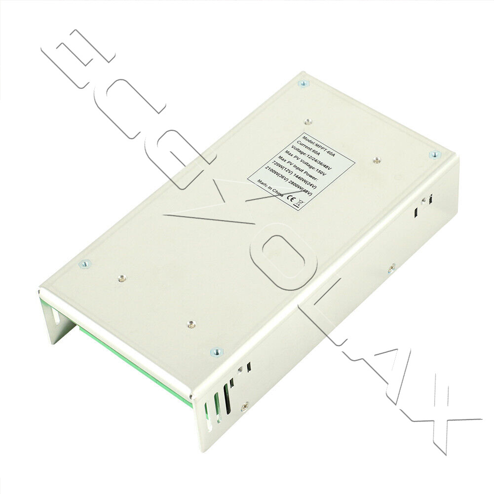 60AMP MPPT Solar Charge Controller For 12V 24V 36V 48V DC Battery Regulator USA