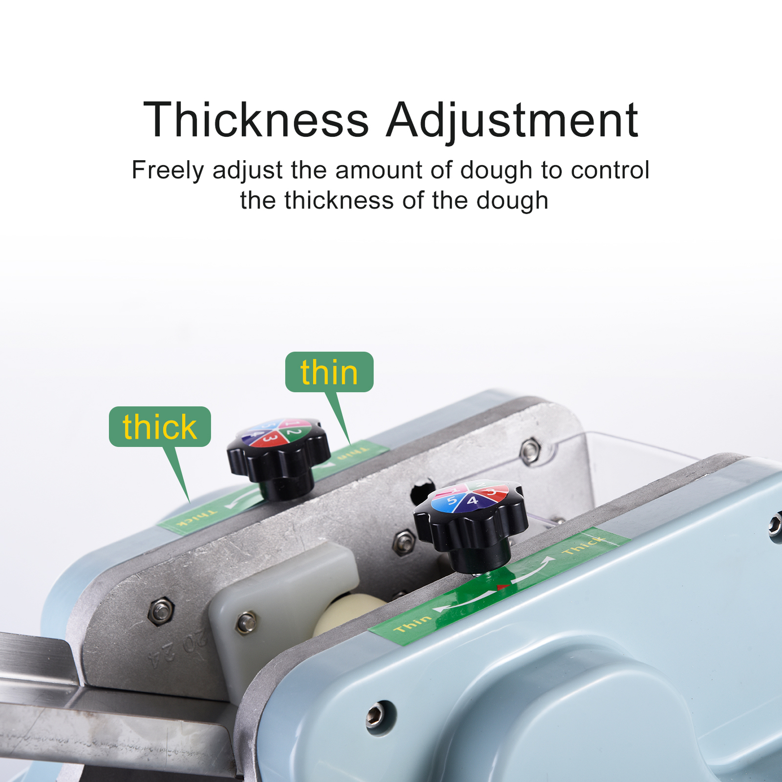 Automatic Dumpling Skin Machine Dumpling Wrapper Maker with 8mm Model 110V New-