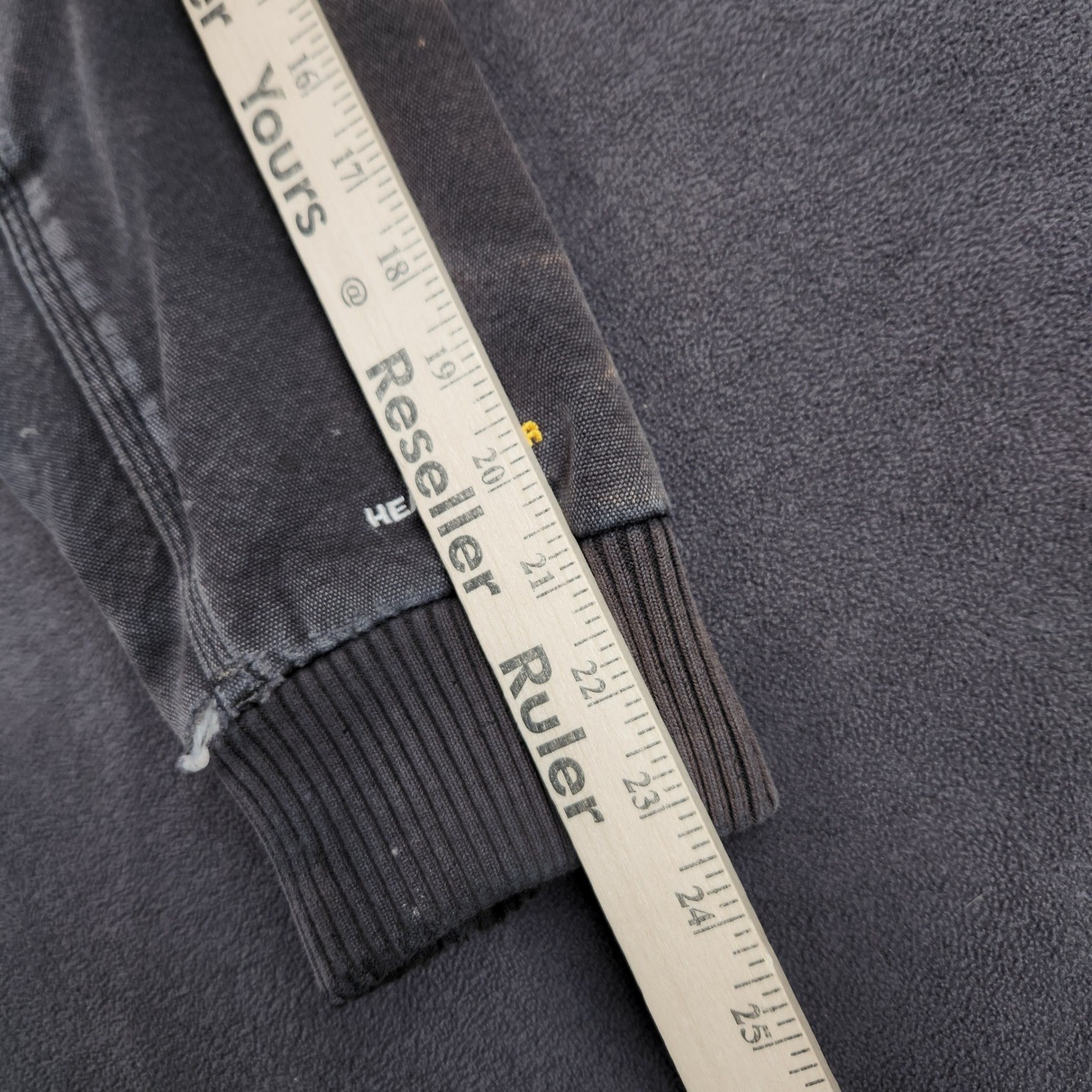 DEWALT DCHJ061 Heated Gear Hooded Work Jacket Mens Medium Faded Black Distressed