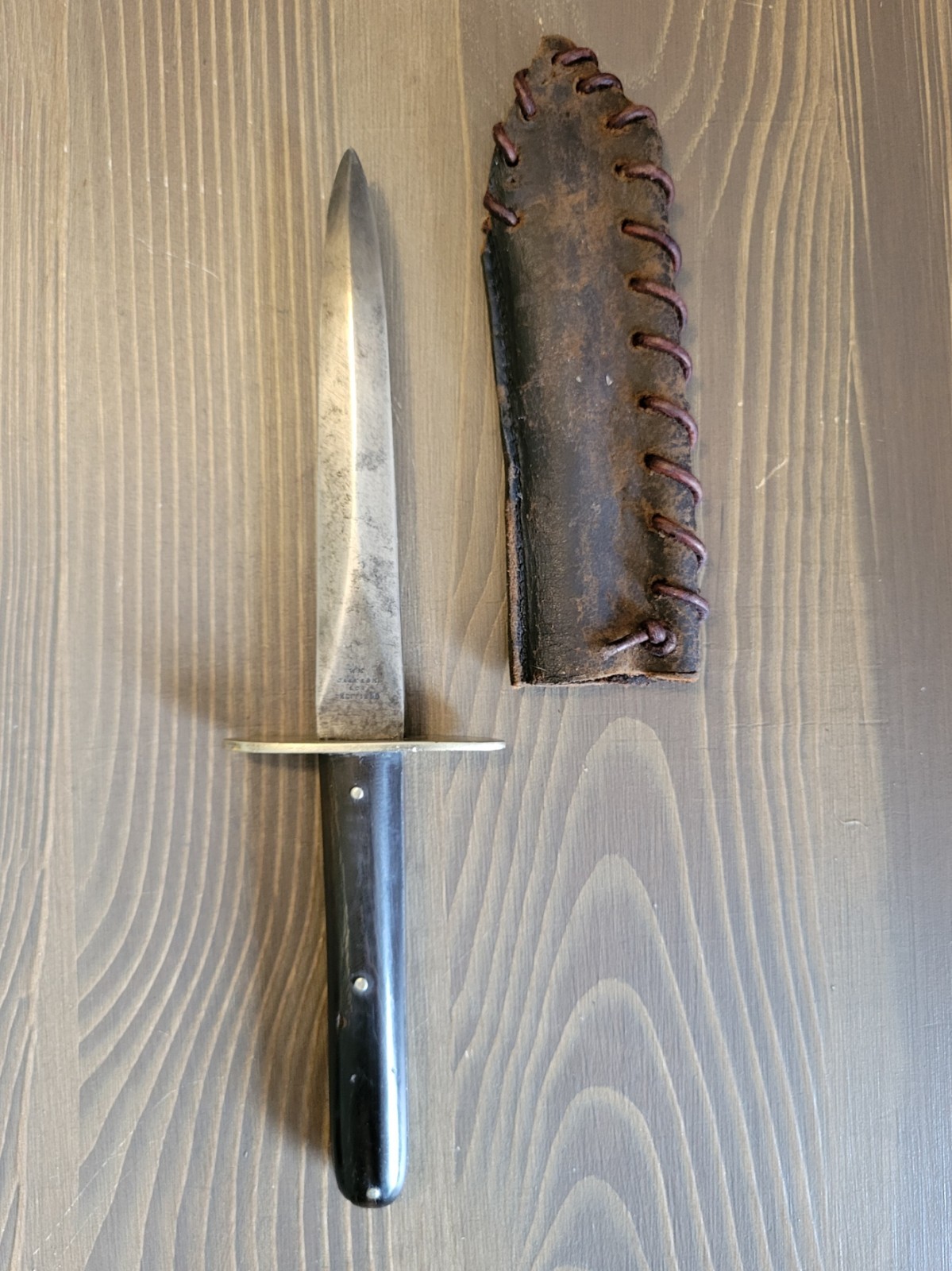 W.M. Jackson & Co. Civil War Boot Knife Letter Opener Used