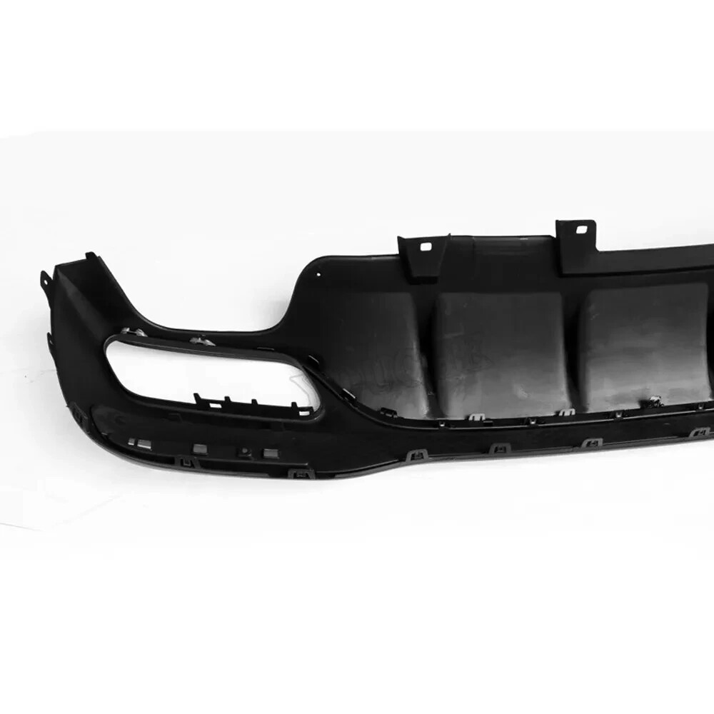 FOR MERCEDES GLE ML W166 SUV GLE63 STYLE REAR DIFFUSER VALANCE & BLACK TAILPIPES