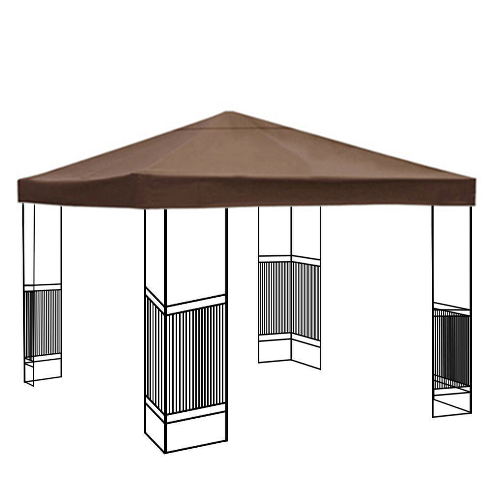 10'x10' Gazebo Canopy Top Replacement 1 2 Tier Garden Yard Patio Sunshade Cover