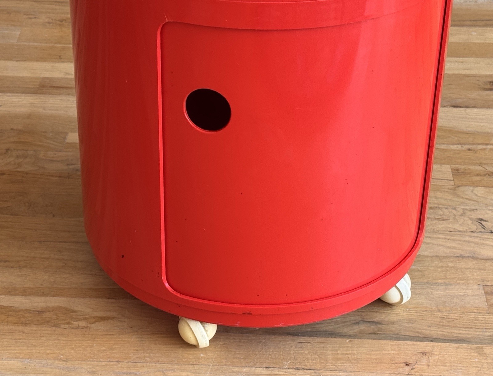 1970 Kartell Componibili Space Age Plastic Storage Unit Side Table Vtg Italy Mcm