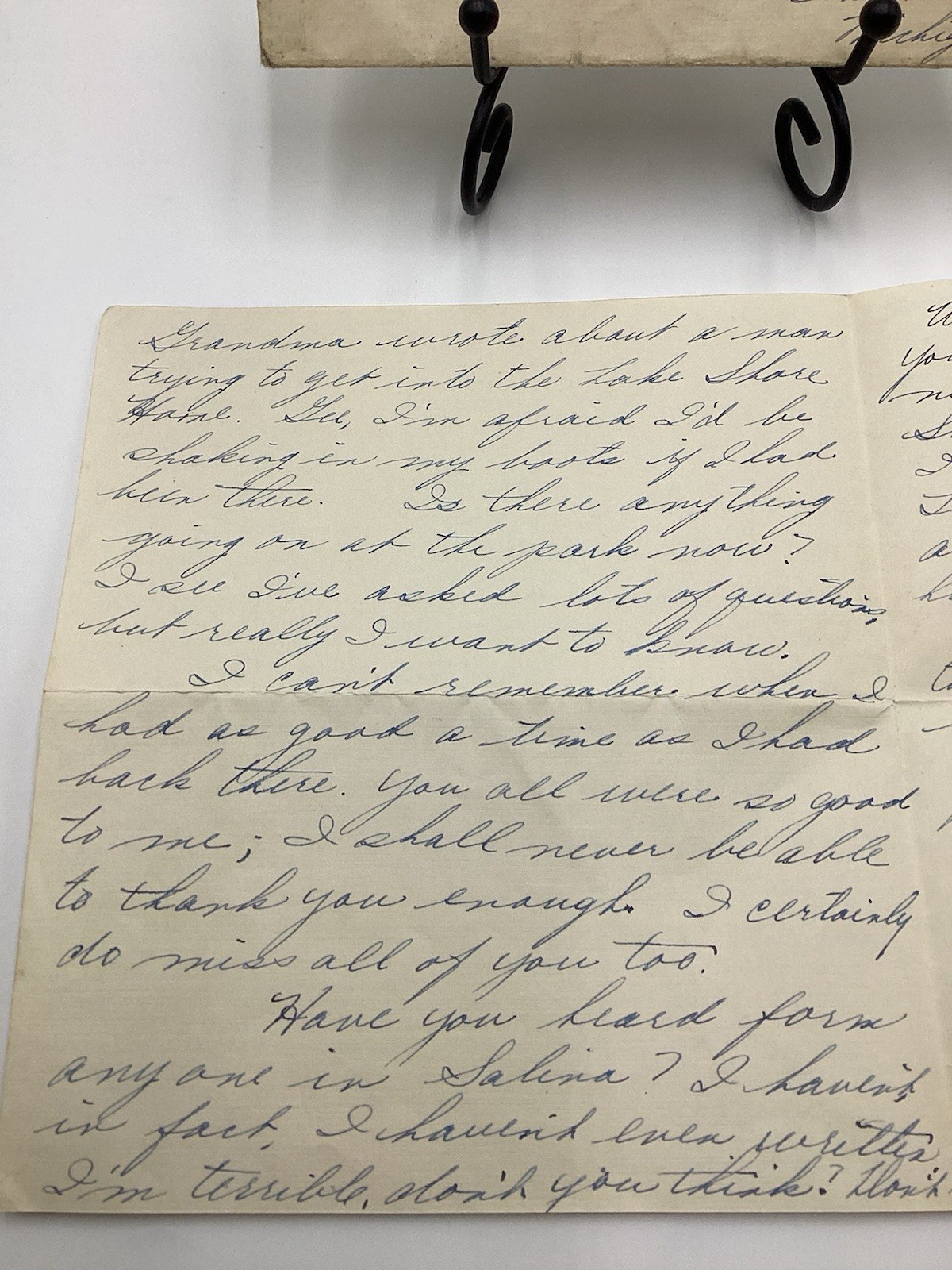 Vintage 1933 Handwritten Letter-House Of David Baseball & Daily Life