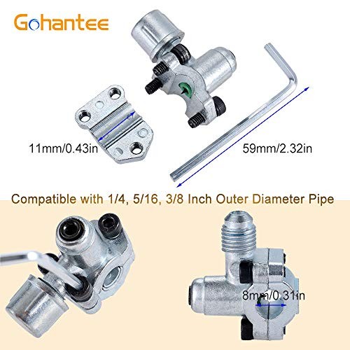 R134A Refrigerant Charging Hose Kit - with BPV31 Bullet Piercing Tap Valve,