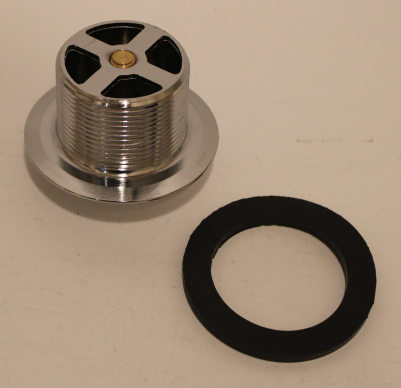 AB&A 64001 - Push eN Lift Stopper and Strainer Drain Finish Kit - Chrome