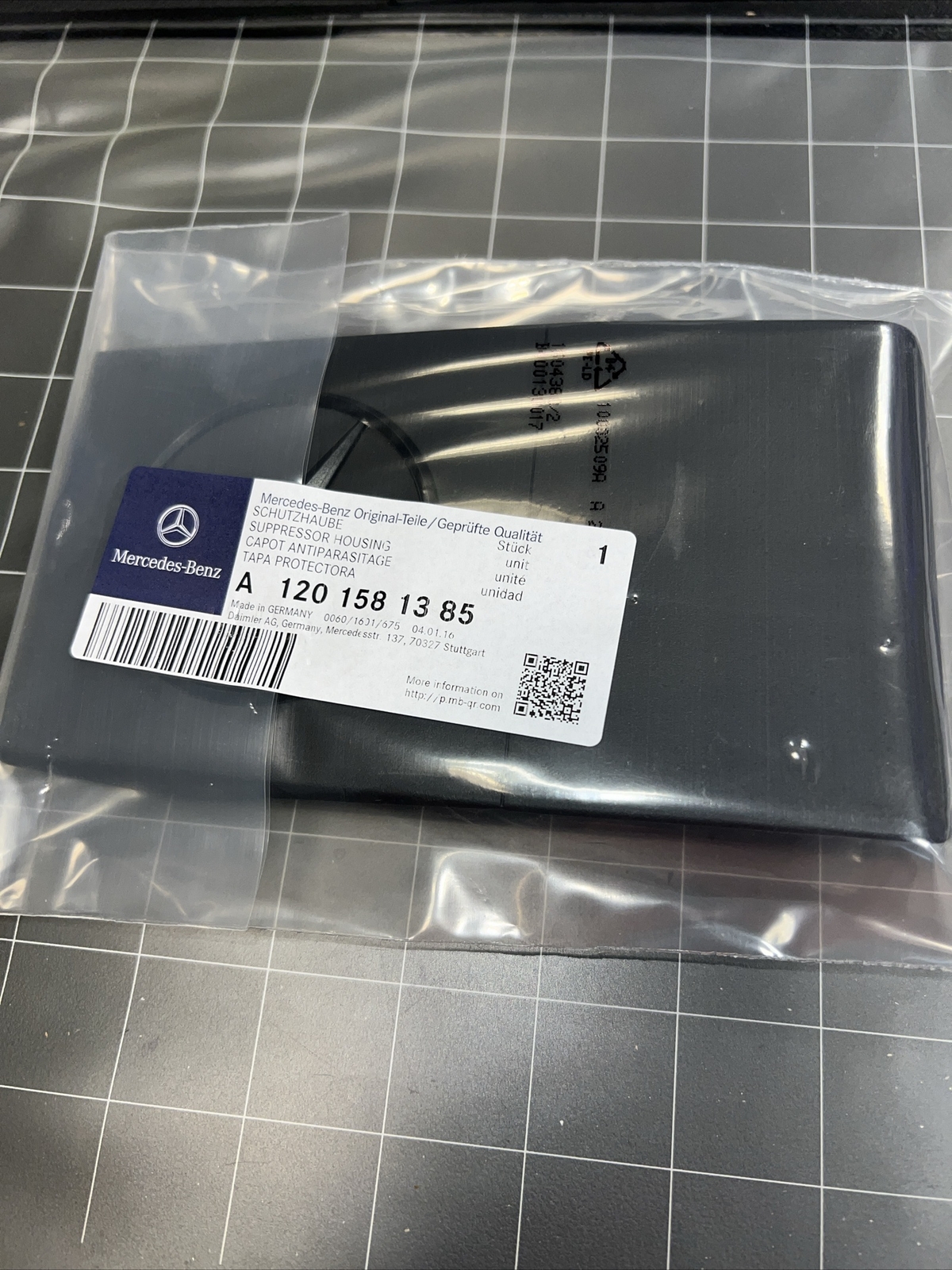 MERCEDES-BENZ S W140 Central Compressor Housing Genuine A1201581385 F+S