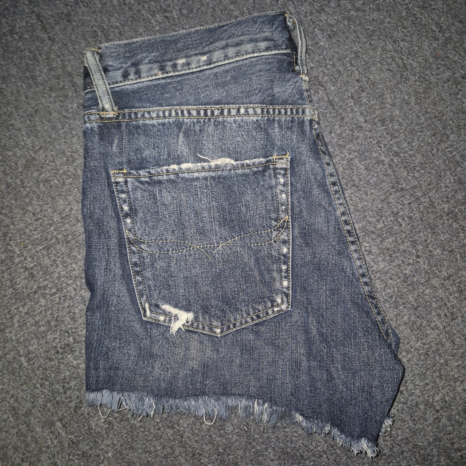 Women's Polo Ralph Lauren Crosby Denim Distressed Shorts High Waist Sizes 25-32