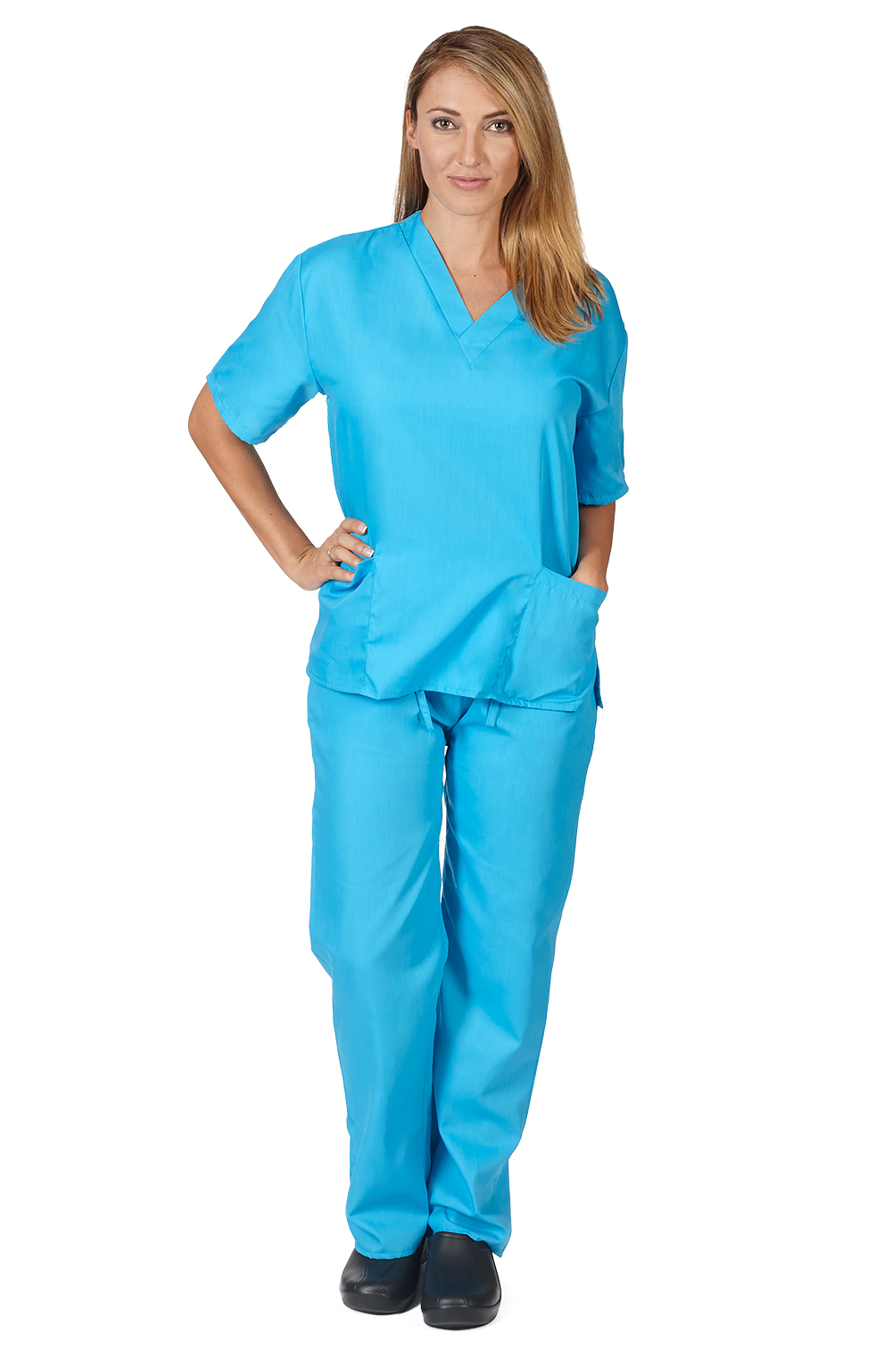 Medical Nursing Scrub Set NATURAL UNIFORMS Men Women Unisex Top Pants Hospital