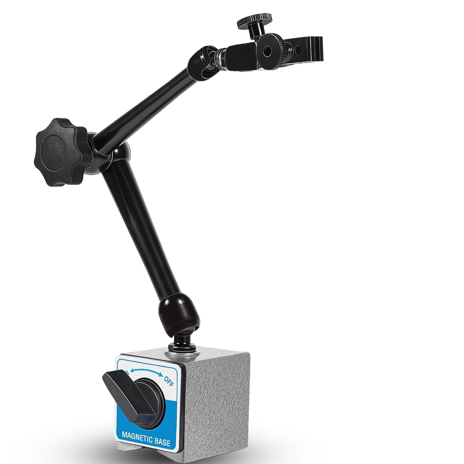 Regular Duty Dial Gage Holder DG61003 Mag Base w/Metal Fine Adjust for Noga