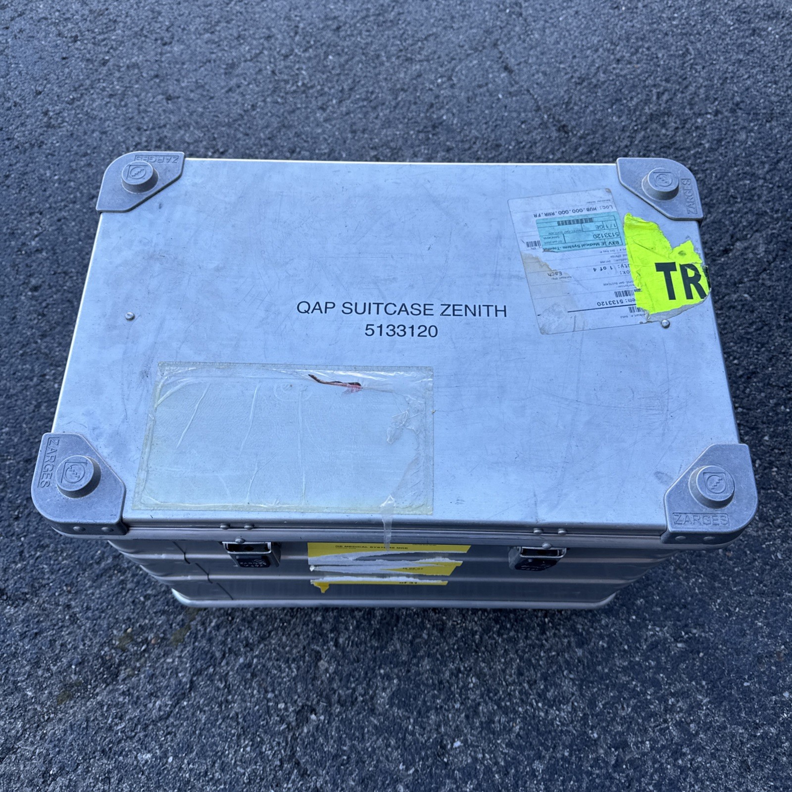 Zarges K470 Kiste Box Alukiste Alubox Transportkiste Lagerbox With Caster Wheels