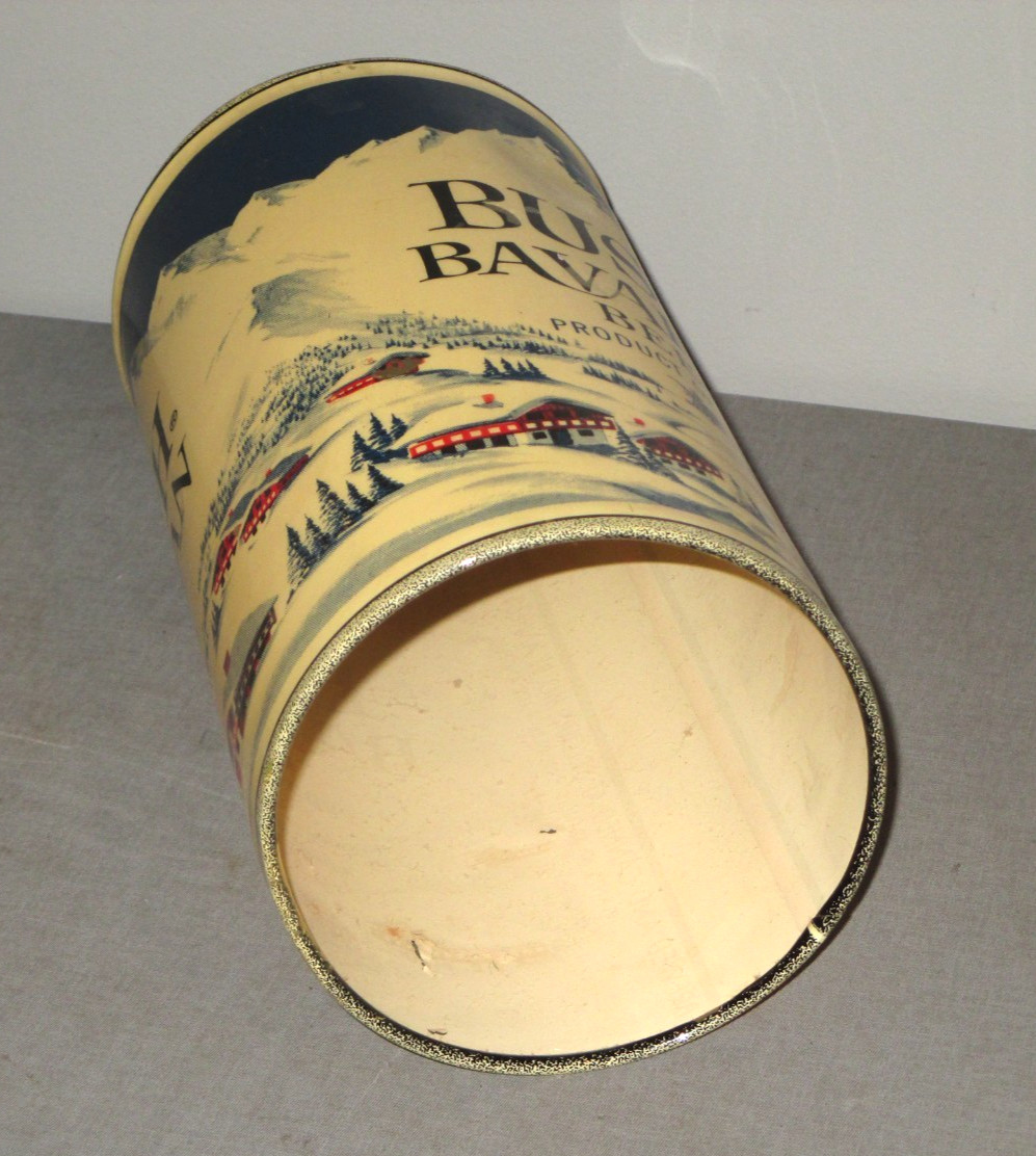 1950'S ANHEUSER-BUSCH BAVARIAN BEER -STORE BAR DISPLAY LIGHTED SPINNING CAN-18"