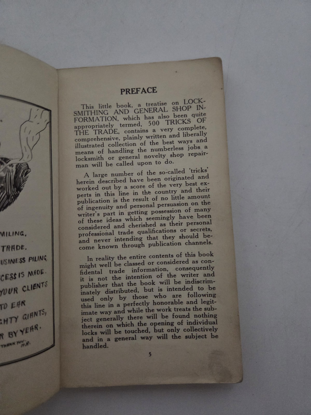 Locksmithing And Miscellaneous Shop Information Vintage Book