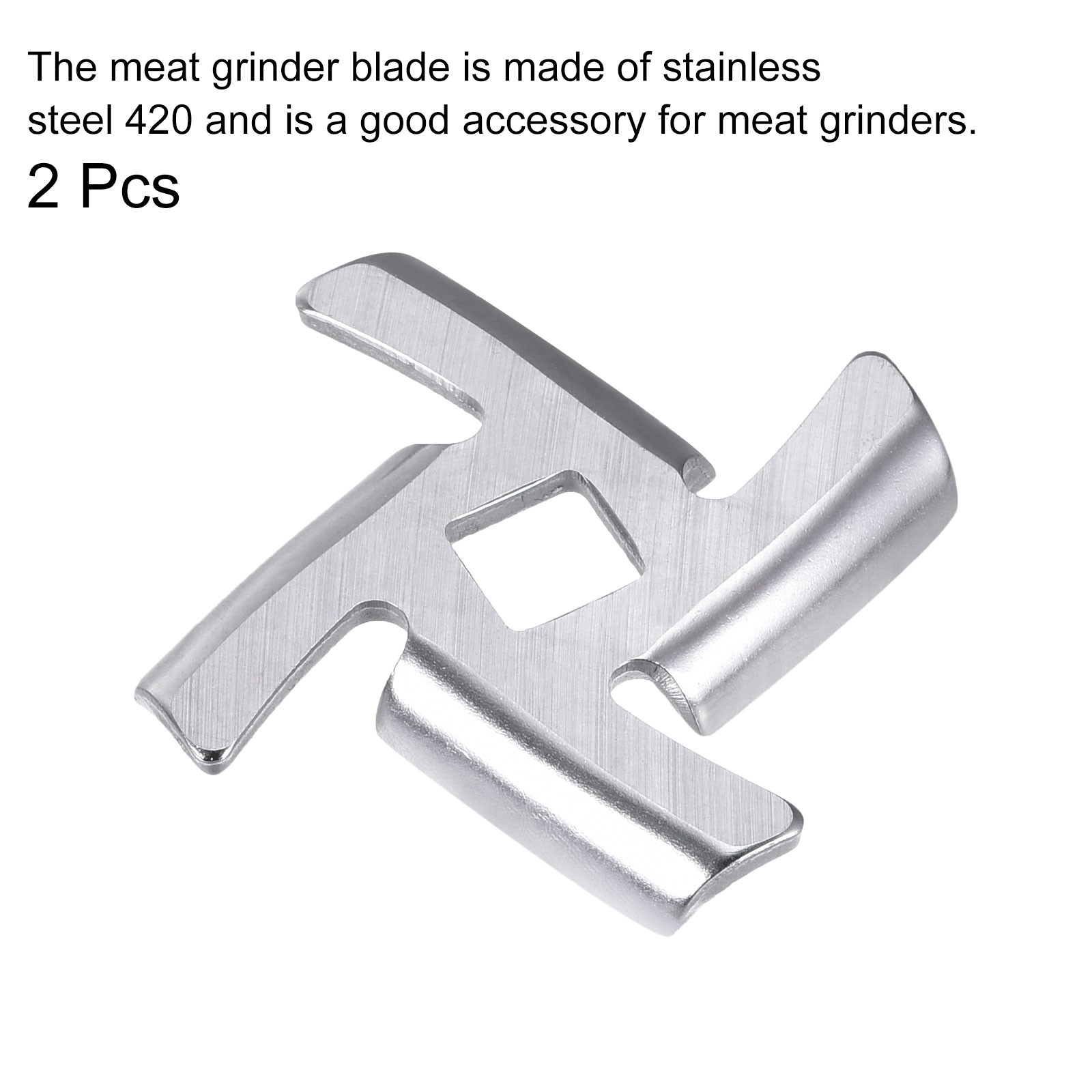 2Pack Meat Grinder Blade 47mm Stainless Steel Knife Cutter Replacement