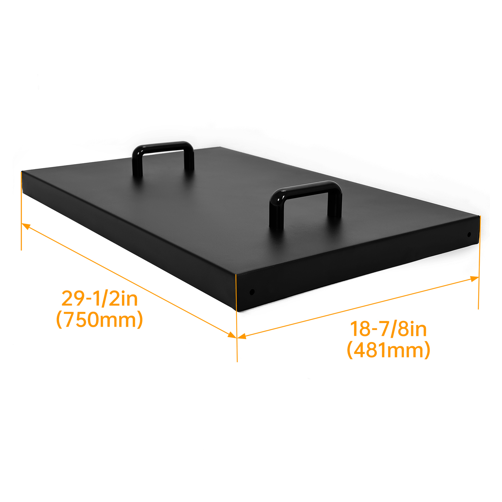 28" Hinged Lid Griddle Cover For Blackstone Griddle w/ Rear Grease Collection