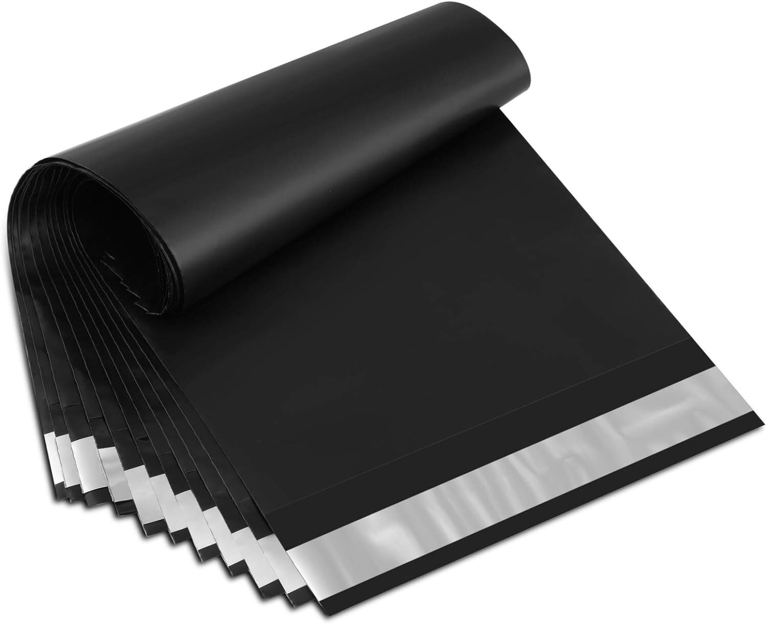 50 19x24 Black Poly Mailers Self Sealing Shipping Envelopes Bags 2.5 Mil
