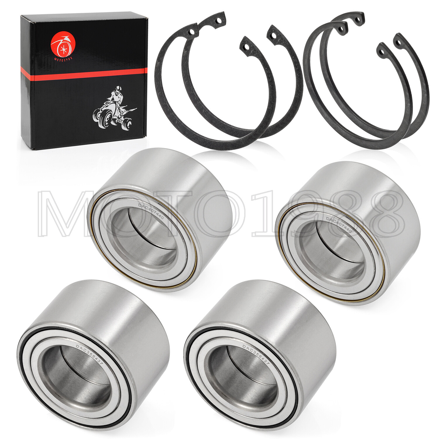 Front Rear Wheel Bearings For Polaris Sportsman 400 450 500 570 600 700 800 ACE