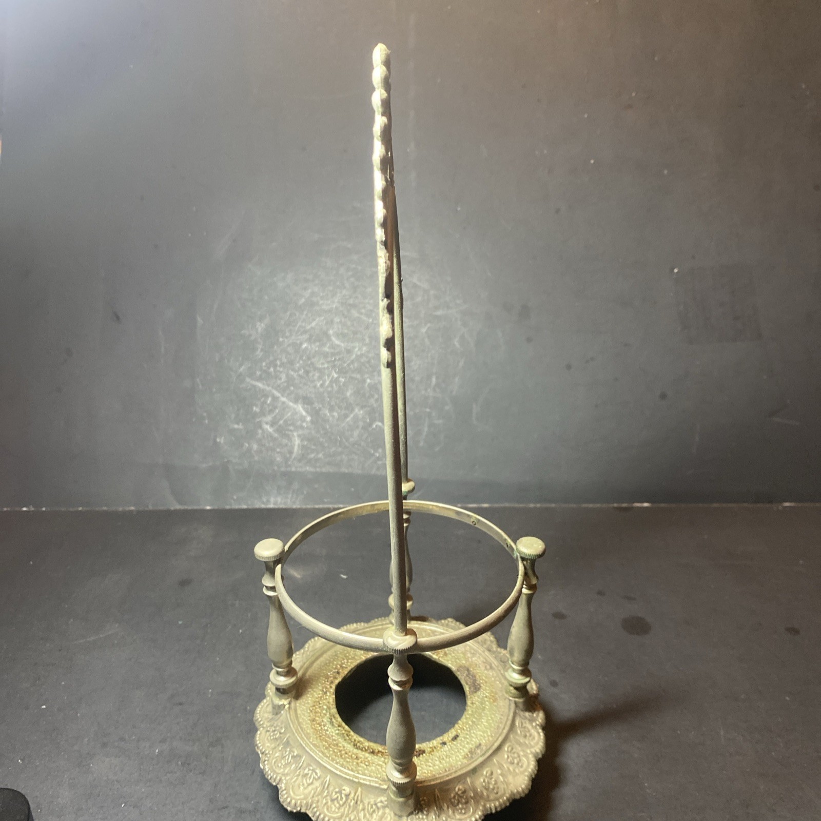 Antique Victorian Silverplated Bird & Floral Motif Frame. Taxidermy Stand Idea.