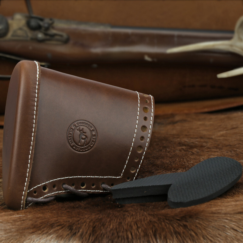 TOURBON Leather Butt Stock Protector Slip-on Recoil Pad Henry Rifle Shooting US