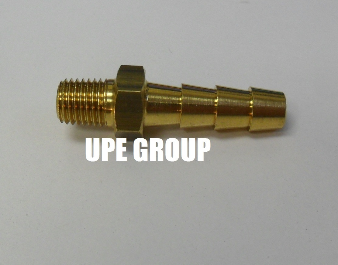1/4 HOSE BARB X 1/16 MALE NPT Brass Pipe Fitting NPT Thread Gas Fuel Water Air