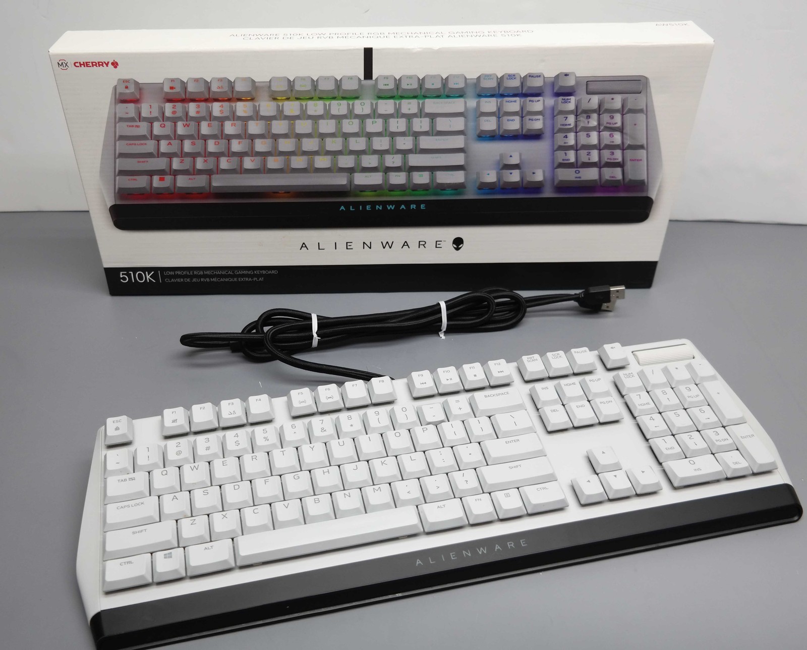 Alienware AW510K RGB Mechanical Gaming Keyboard - Lunar Light