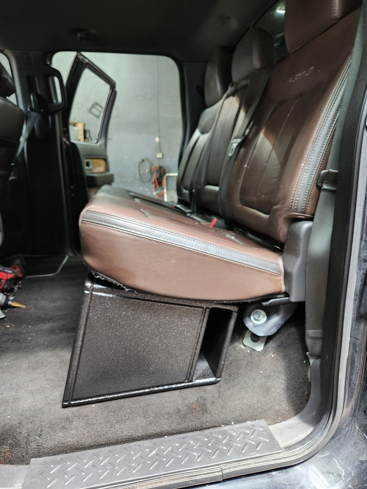 2009-2014 Ford F-150 Rear seat lift kit 2.5" inch additional area raised level