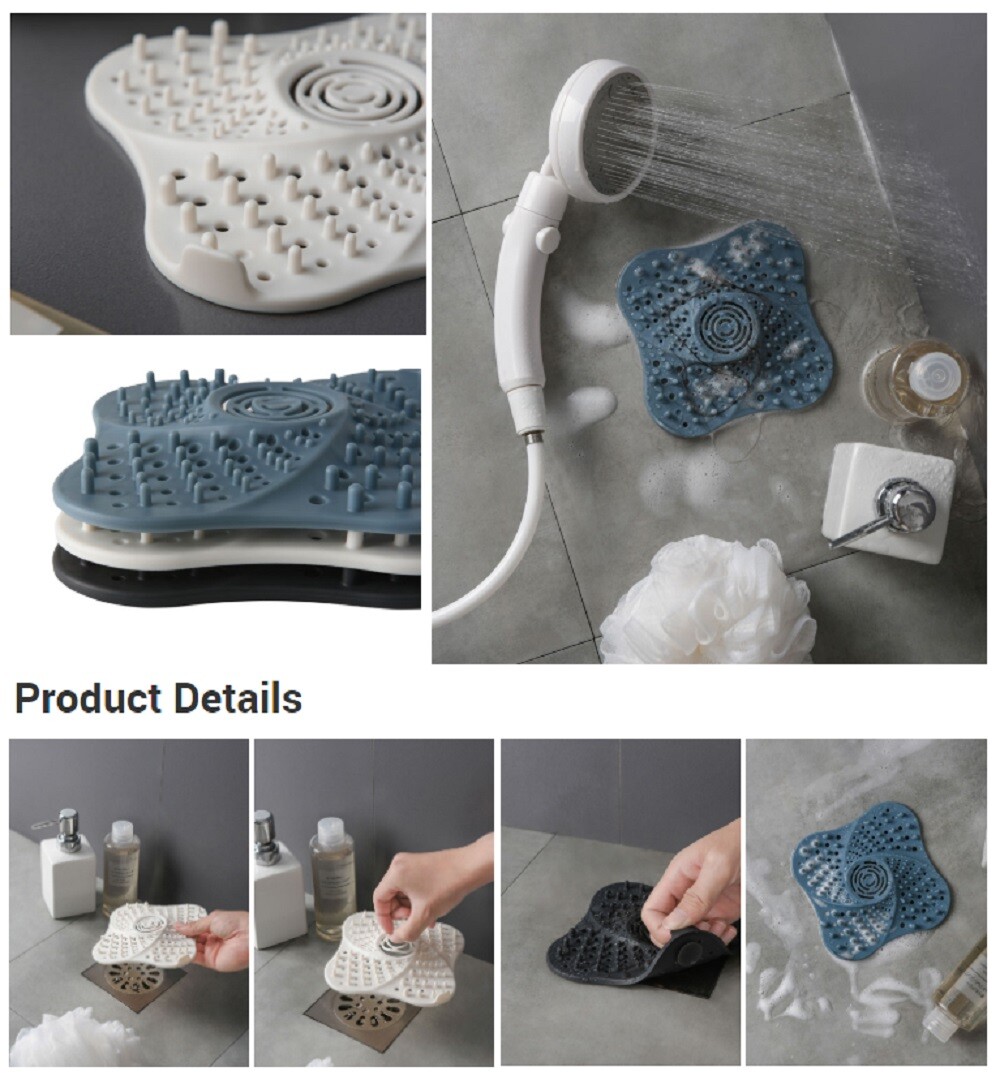 Bathroom Drain Hair Catcher Bath Stopper Plug Water Sink Strainer Filter Shower