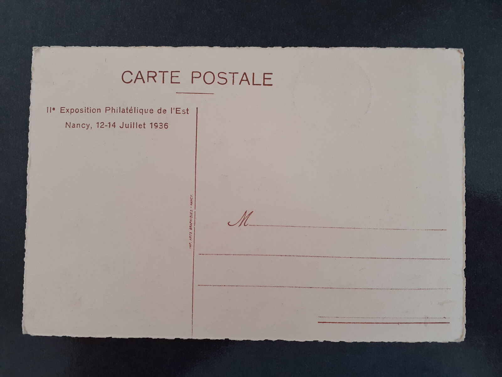 France - 1934 - Mi. 290 - Jacquard - Stamp Exhibition 1936 Nancy